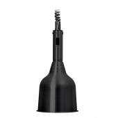 Warmhoudlamp zwart, incl. 250W lamp