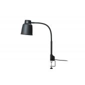 Warmhoudlamp Focus - Zwart - LPF - klembasis