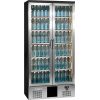 Gamko flessenkoeler - MG3/500GCS - 2 glazen draaideuren chroomstaal