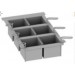 Set van 6 portioneermanden