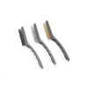Hendi Staalborstelset smal 178 mm s.s./Cu/Nylon