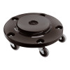 Rubbermaid dolly tbv afvalcontainer rond