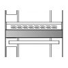 Dubbele stapel installatie kit