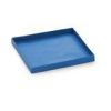 Mand ongeperforeerd (kwart maat) blauw