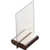 Menustandaard RVS 70x80 mm